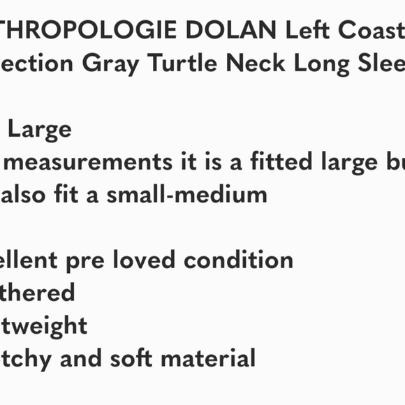 Dolan by anthropologie turtle neck - Picture 7 of 9